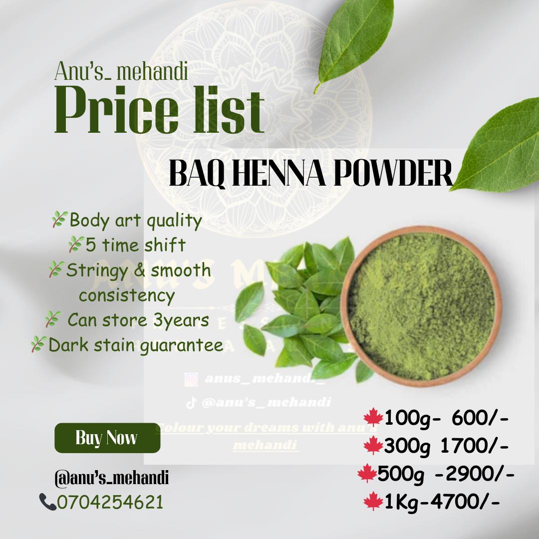 BAQ HENNA POWDER 